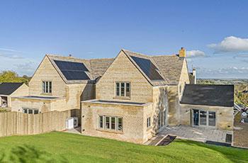Internal image of new build house in Chedworth