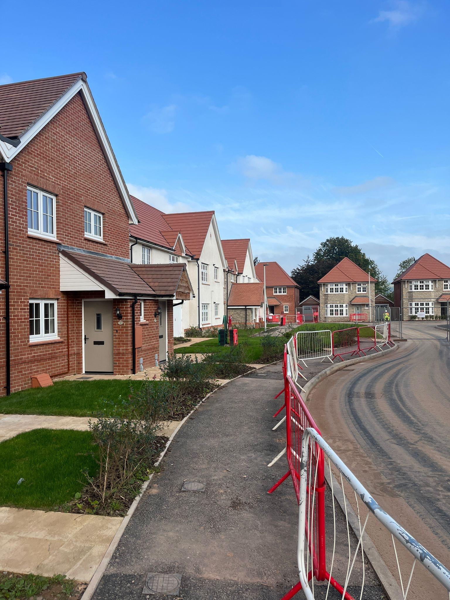 Streetview of new builds