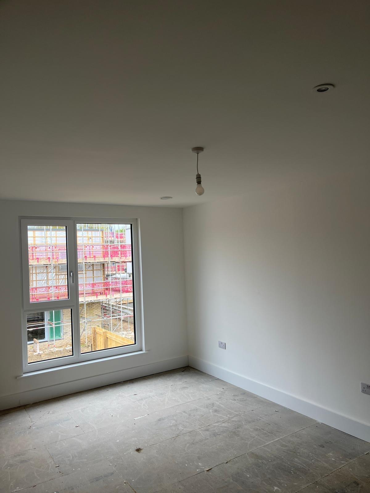 Interior image of walls with window