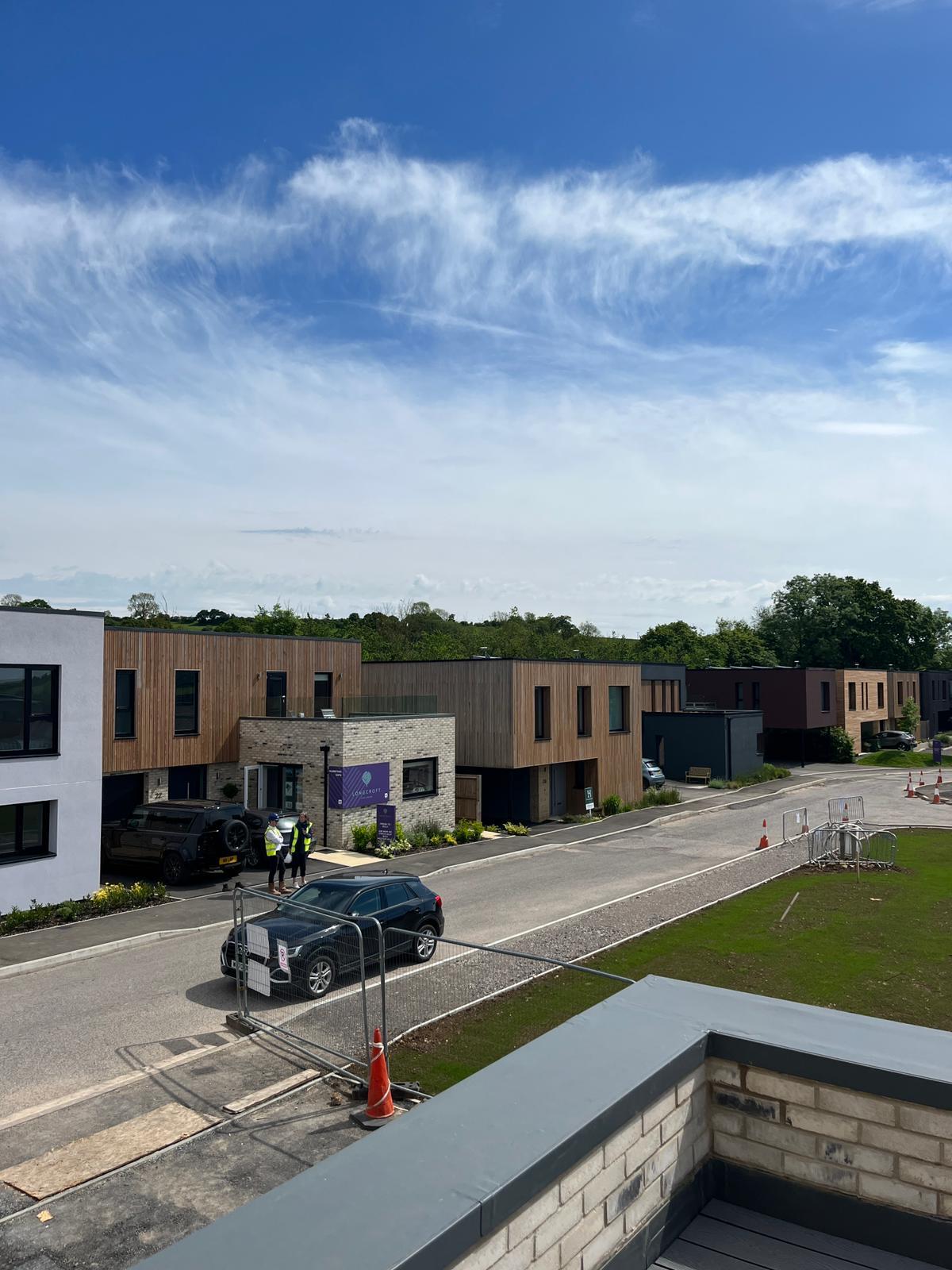 Rooftop view from property