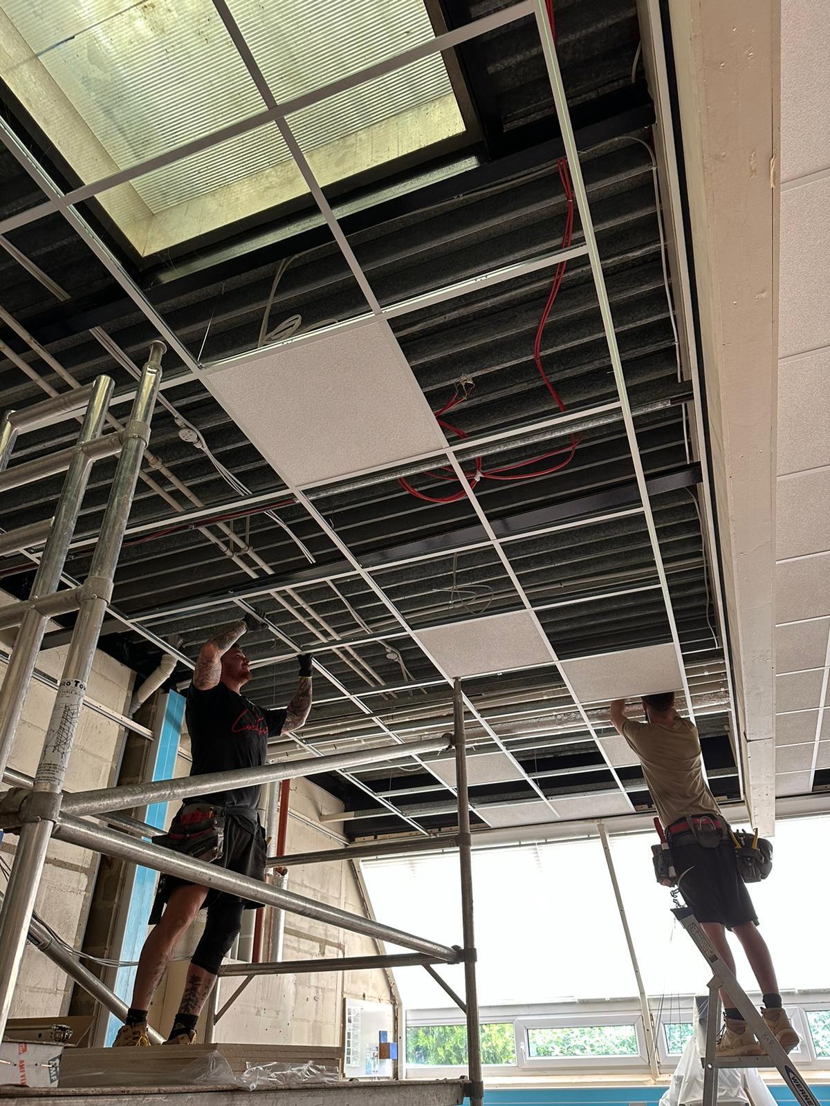 Installation of new roof