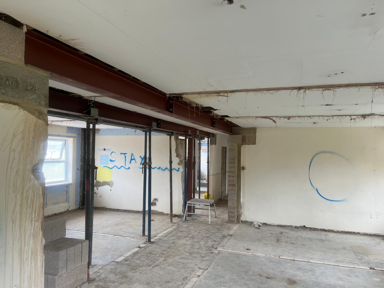 Site awaiting plastering